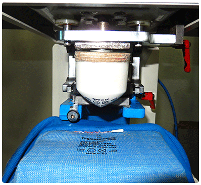 Printing of neck labels direct on garment by Sure Pads