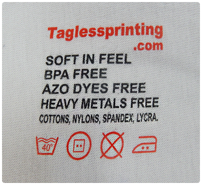 Tagless printing of neck labels by Tampoprint pad printing machines