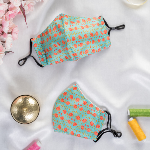 Logo printing on reusable masks